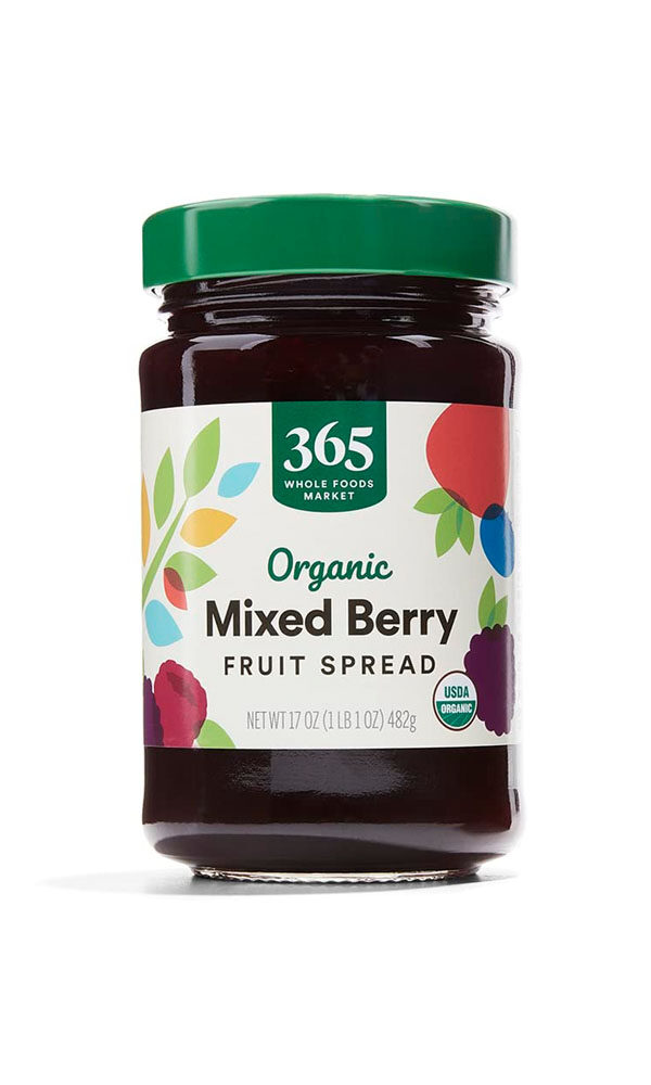 365 by Whole Foods Market, Organic Mixed Berry Fruit Spread
