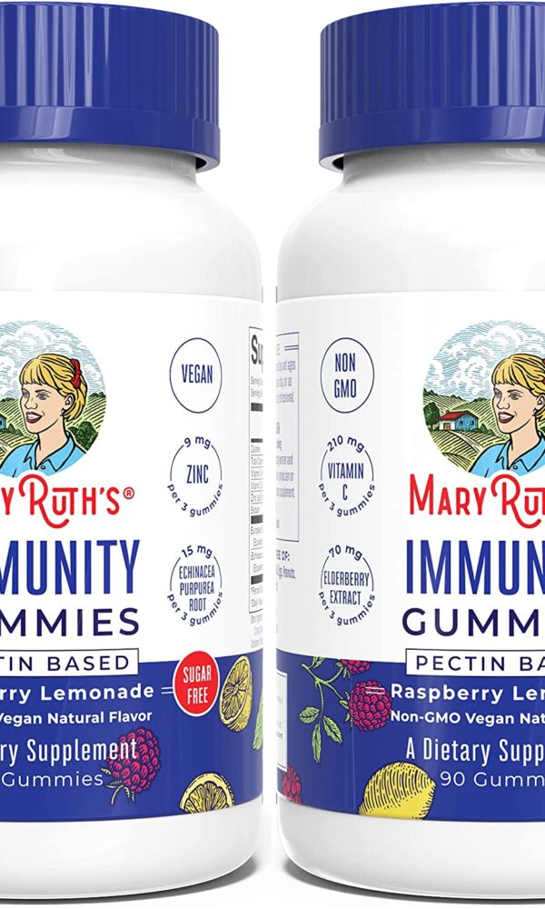 Immunity Gummies 5-in-1 by MaryRuth's (Raspberry Lemonade)