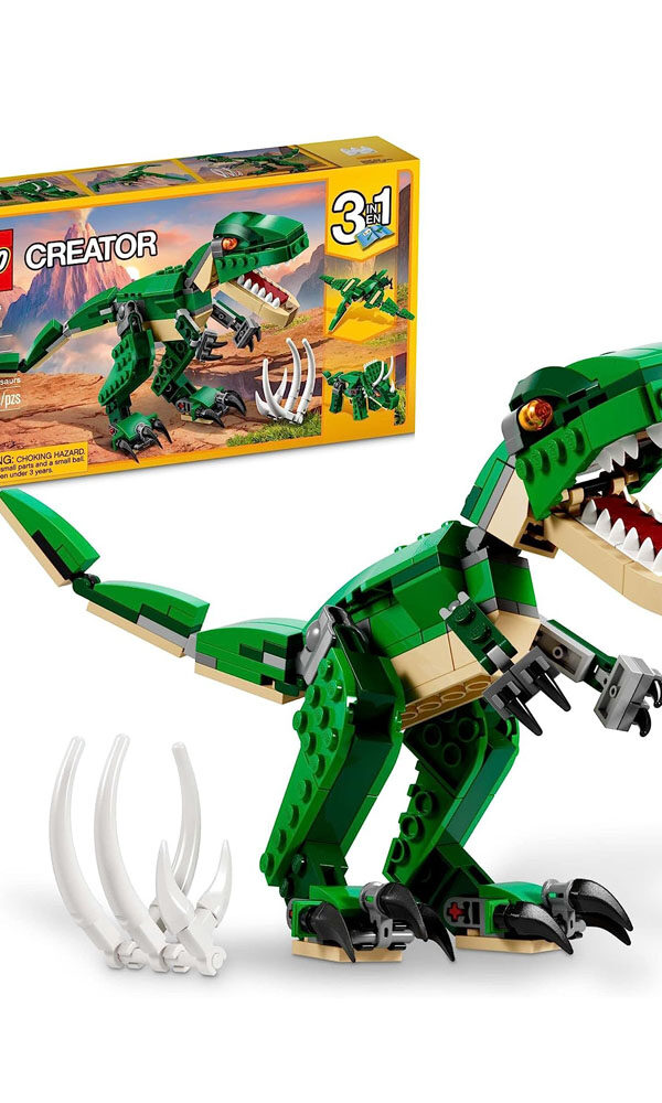 LEGO Creator 3in1 Mighty Dinosaurs 31058 Building Toy Set for Kids