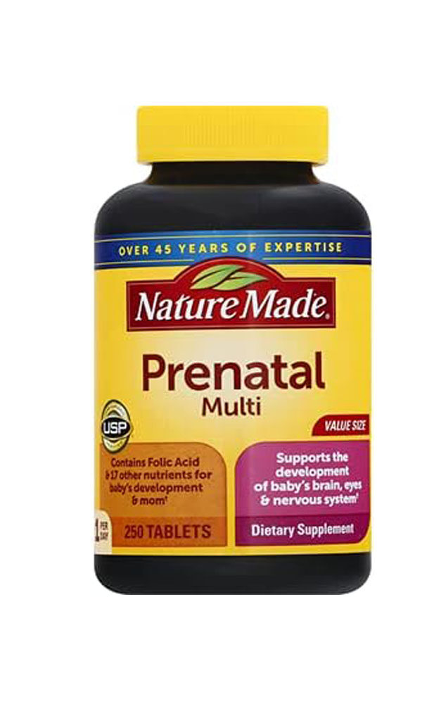 Nature Made. Prenatal Multi, + DHA 200mg 150 Tabs